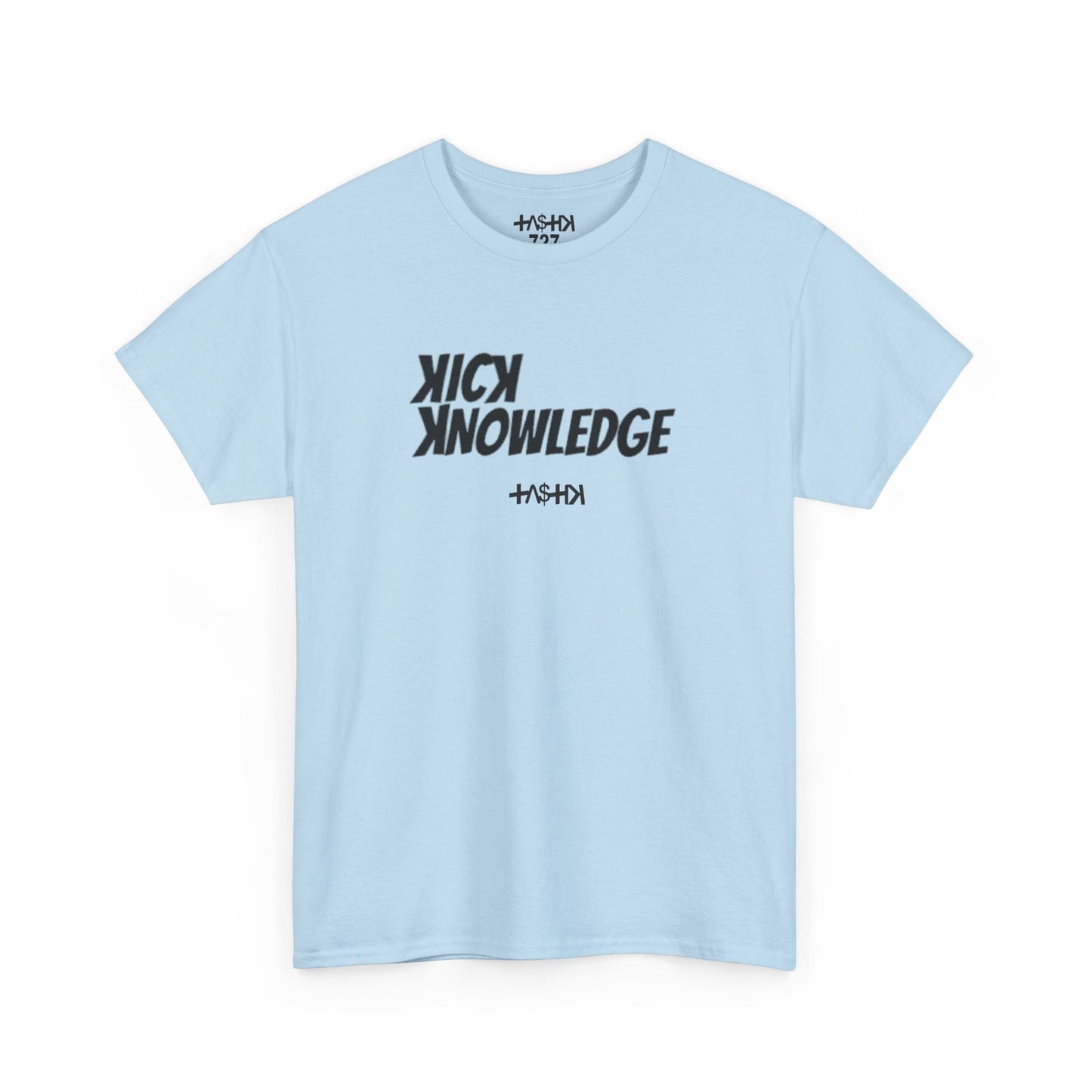 Kick Knowledge Unisex Heavy Cotton Tee, Motivational T-Shirt, Casual Wear, Gift for Students, Knowledge Is Power Shirt