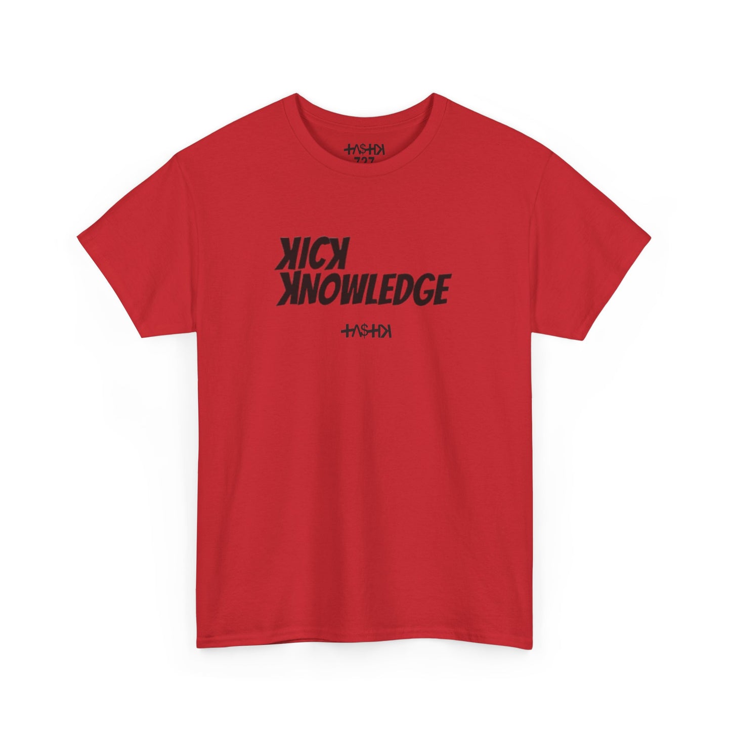 Kick Knowledge Unisex Heavy Cotton Tee, Motivational T-Shirt, Casual Wear, Gift for Students, Knowledge Is Power Shirt