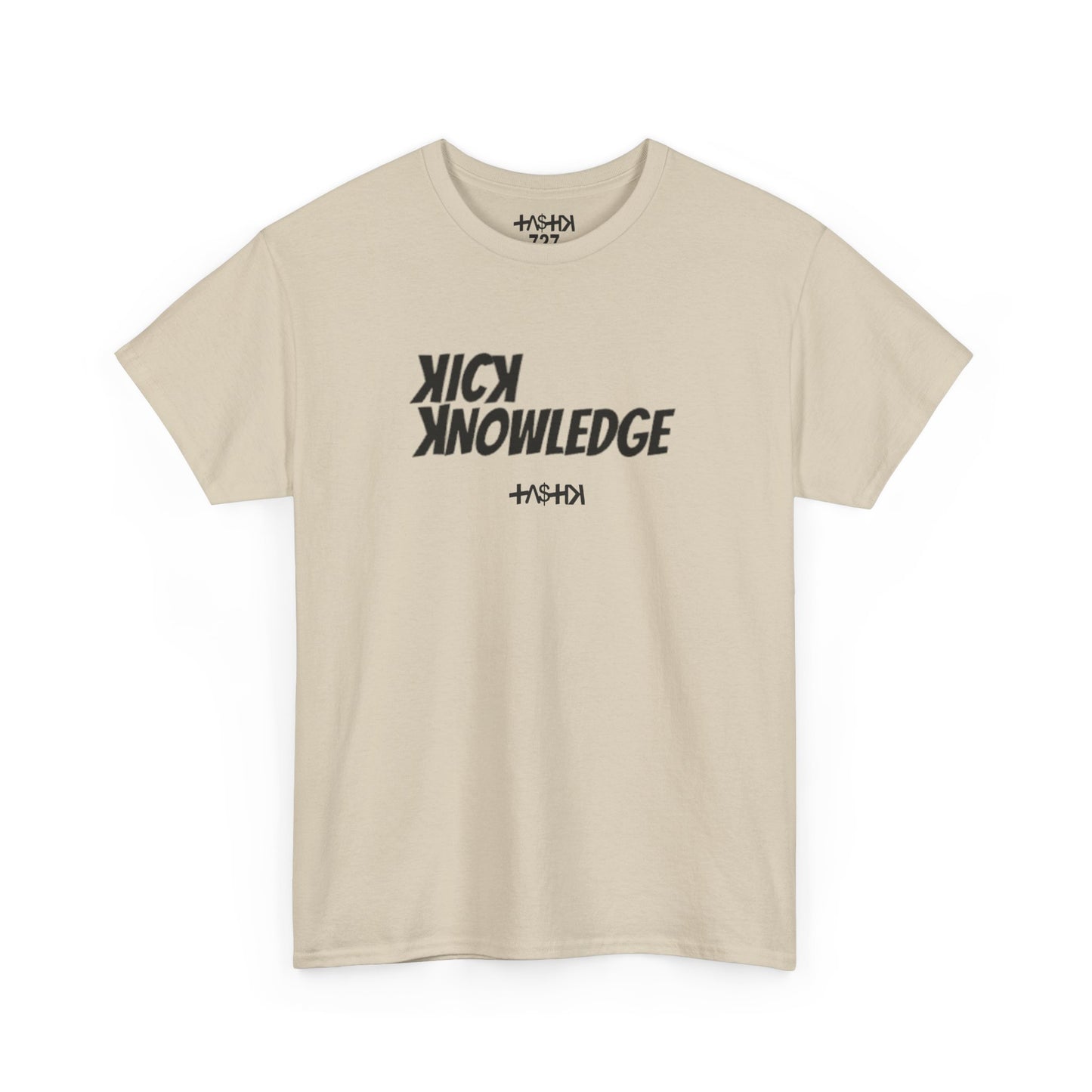 Kick Knowledge Unisex Heavy Cotton Tee, Motivational T-Shirt, Casual Wear, Gift for Students, Knowledge Is Power Shirt