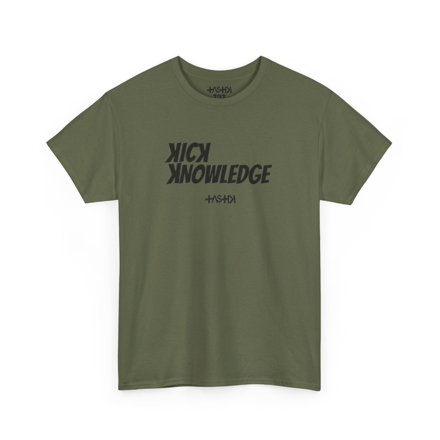 Kick Knowledge Unisex Heavy Cotton Tee, Motivational T-Shirt, Casual Wear, Gift for Students, Knowledge Is Power Shirt
