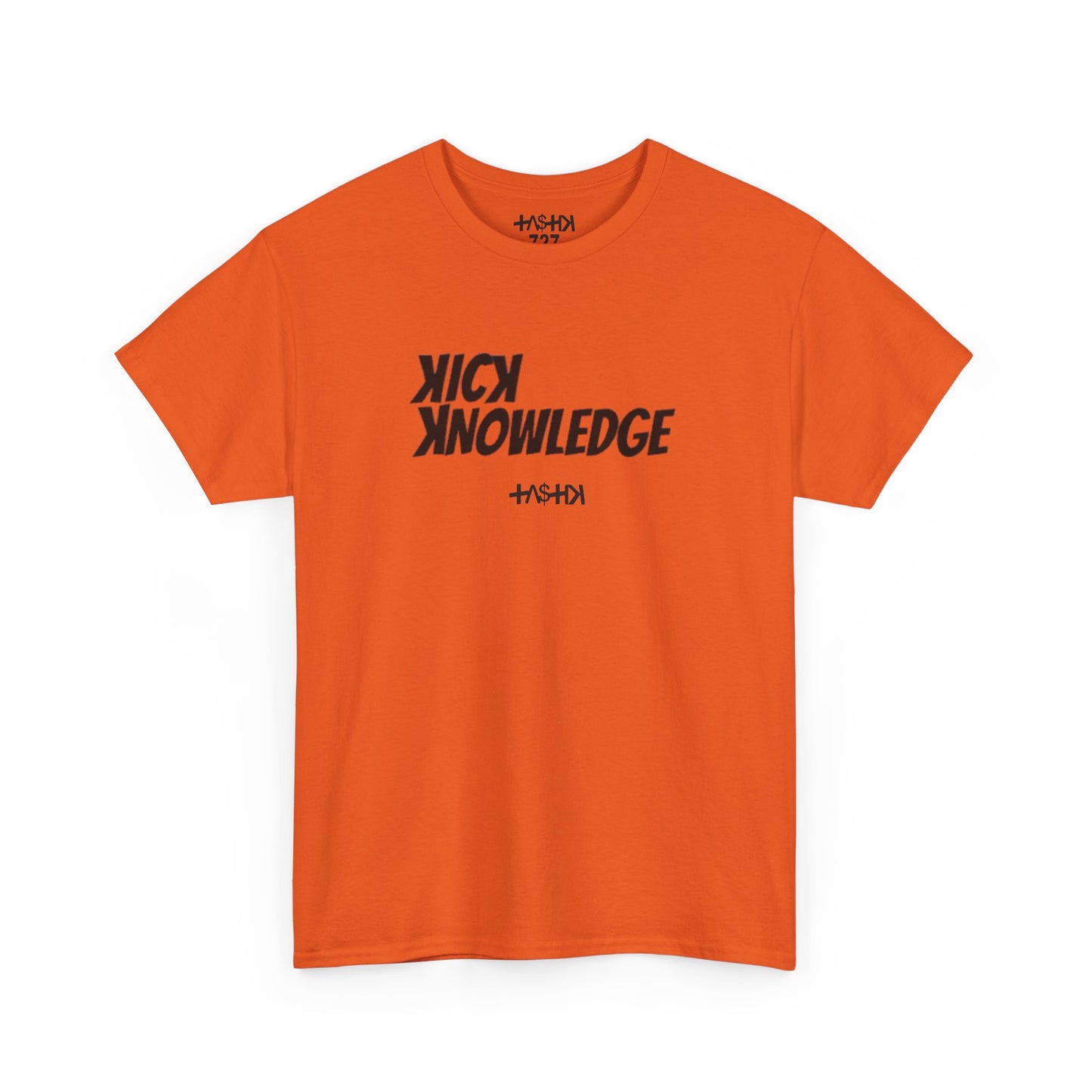 Kick Knowledge Unisex Heavy Cotton Tee, Motivational T-Shirt, Casual Wear, Gift for Students, Knowledge Is Power Shirt